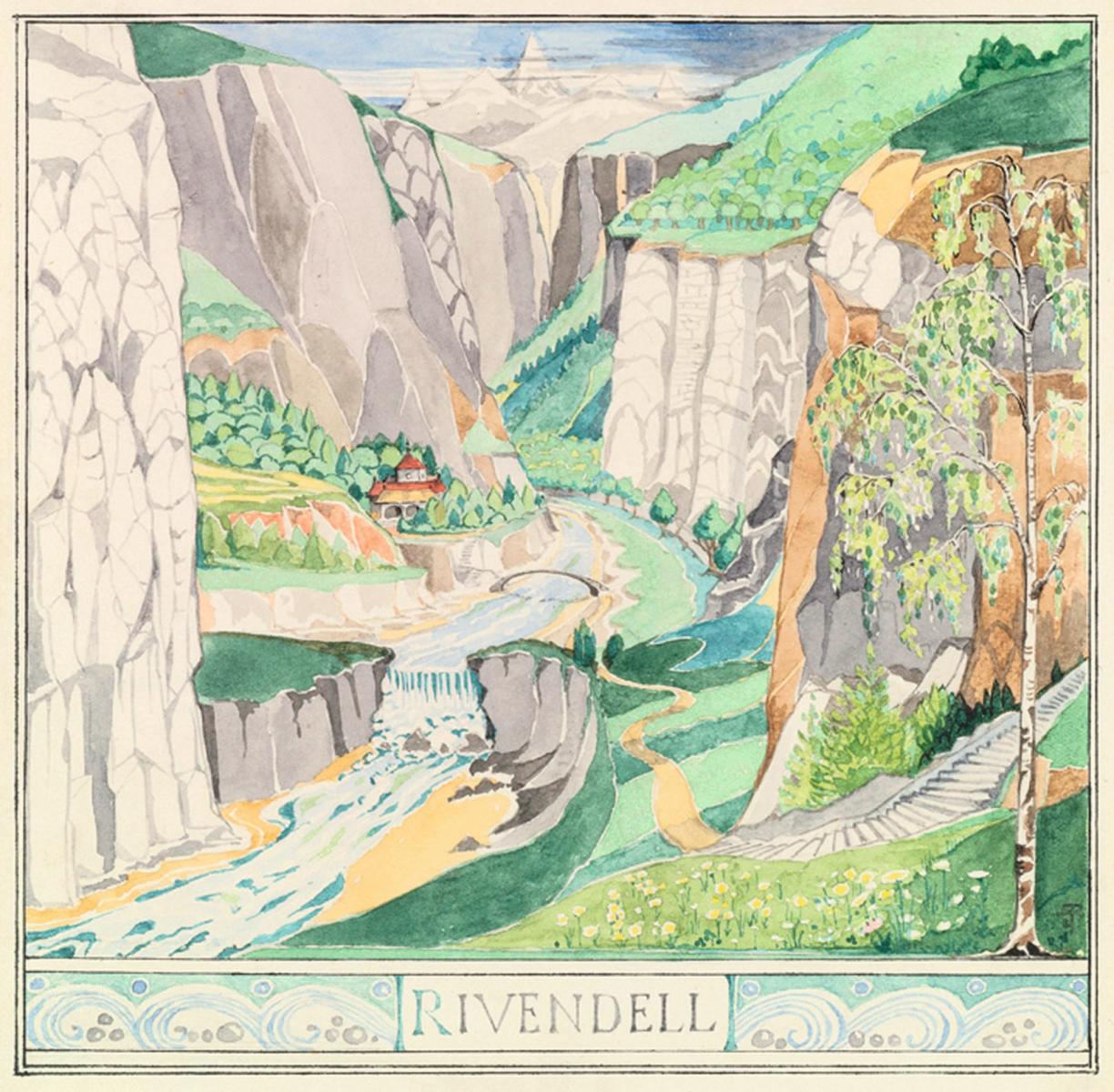 Portrait of Rivendell by J.R.R. Tolkien